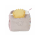 Kocka textilný králiček Miffy Fluffy Pink