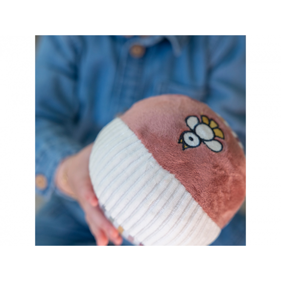 Loptička textilna králiček Miffy Fluffy Pink