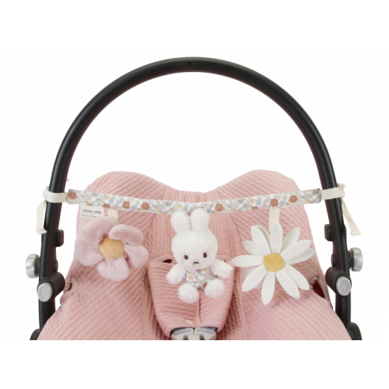 Reťaz na kočík králiček Miffy Vintage Kvety
